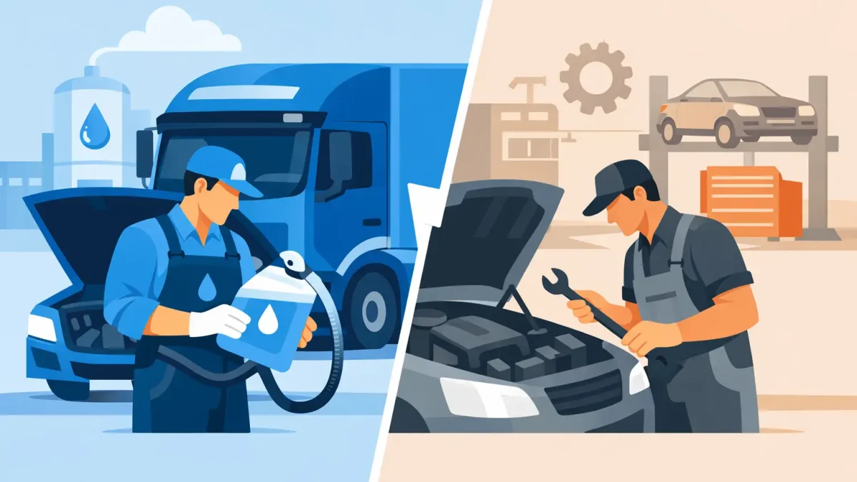 AdBlue Specialist Versus General Garage Compared